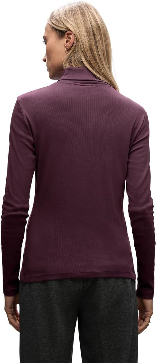 LTD QR basic rib roll neck shi