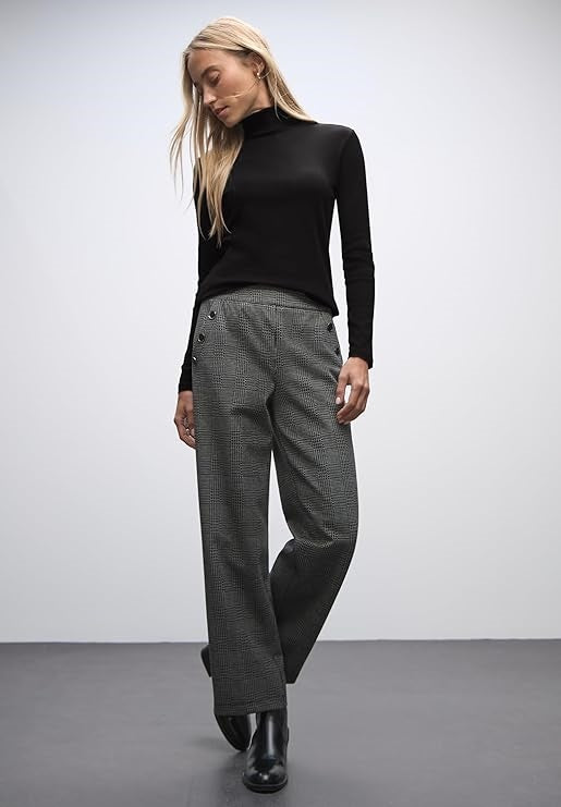 LTD QR basic rib roll neck shi – Black 