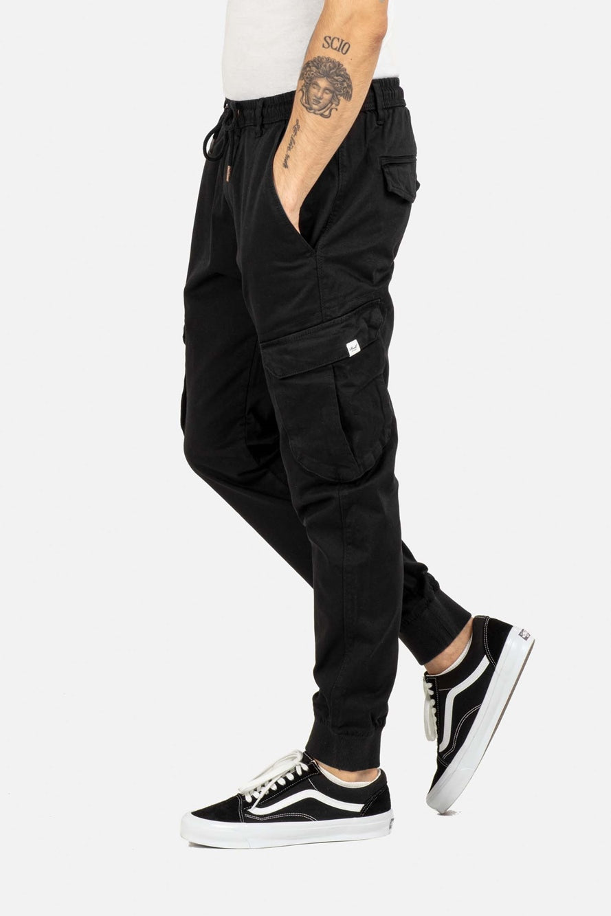 REFLEX RIB CARGO BLACK