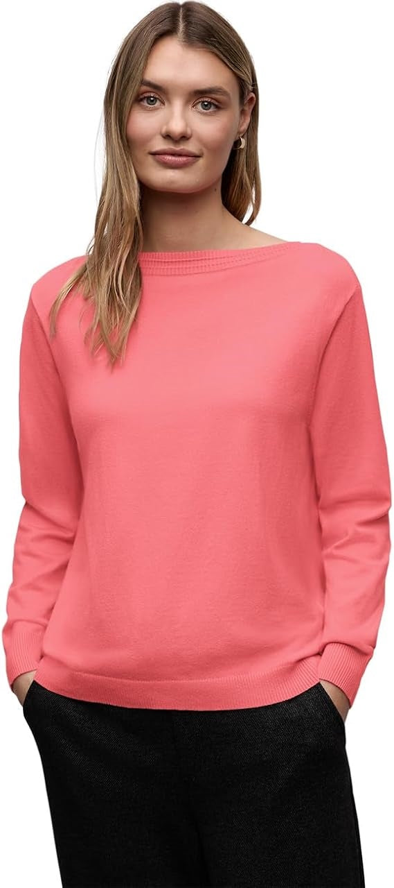 basic sweater u-boat – Striking Coral Melange 