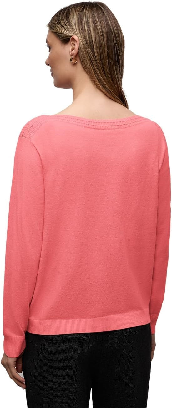 basic sweater u-boat – Striking Coral Melange 