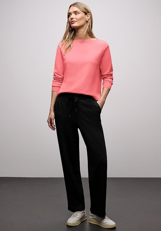 basic sweater u-boat – Striking Coral Melange 