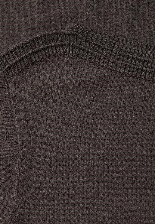 basic sweater u-boat – Rustic Brown Melange 
