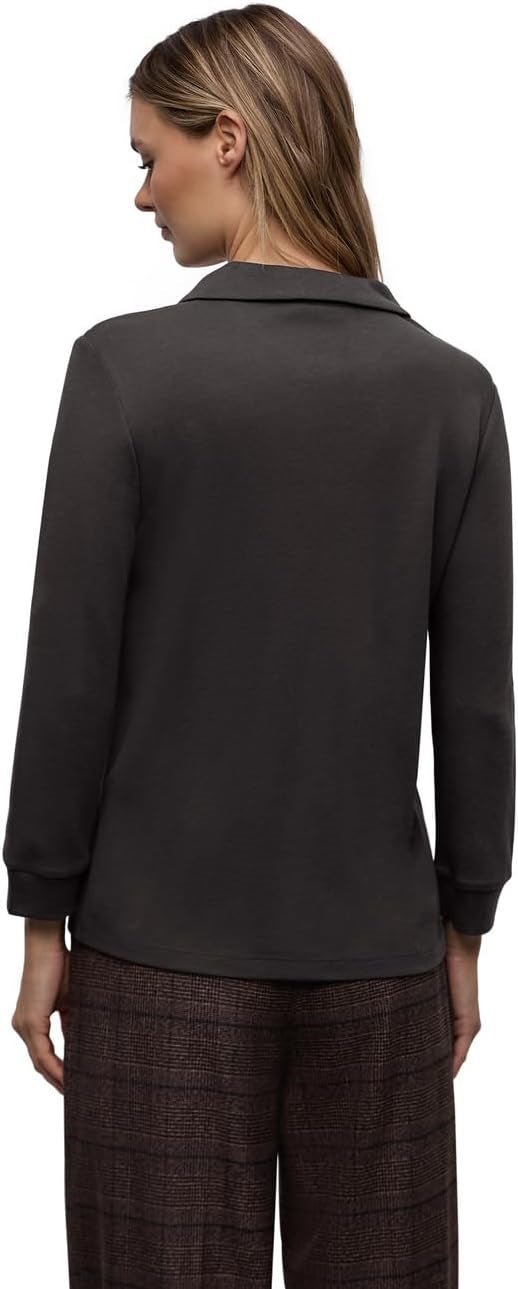 LTD QR basic polo shirt w.zipp