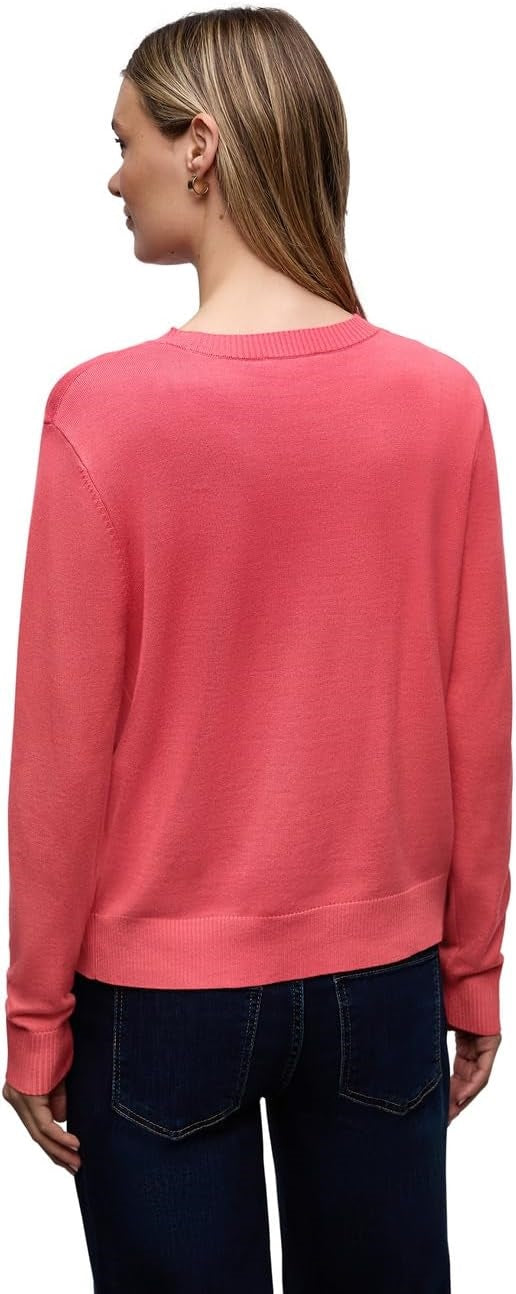 LTD QR_basic sweater – Striking Coral 