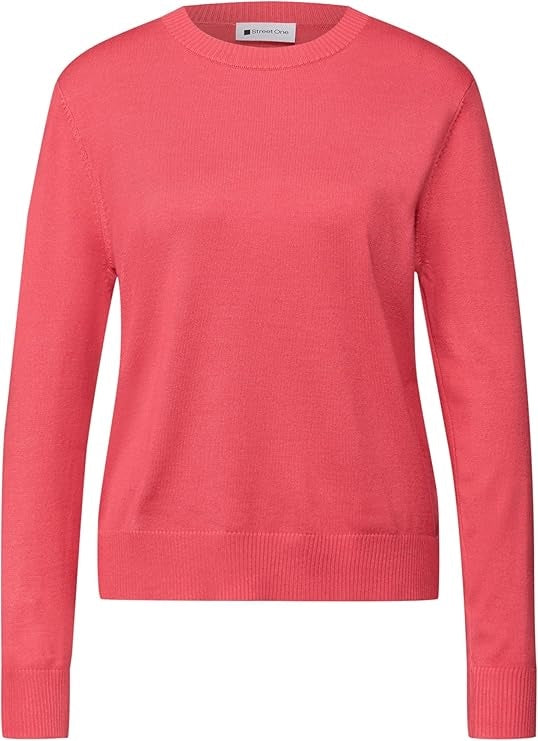LTD QR_basic sweater – Striking Coral 