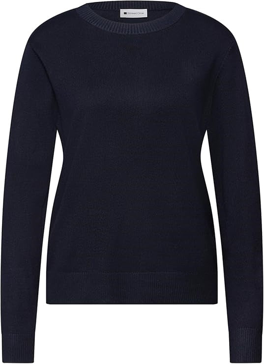 LTD QR_basic sweater – Deep Blue 