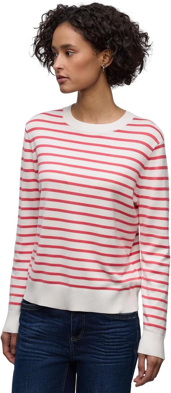LTD QR_ basic sweater stripes – Off White 