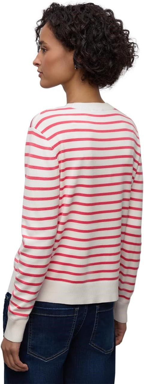 LTD QR_ basic sweater stripes – Off White 
