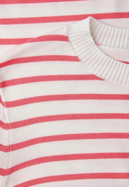 LTD QR_ basic sweater stripes – Off White 