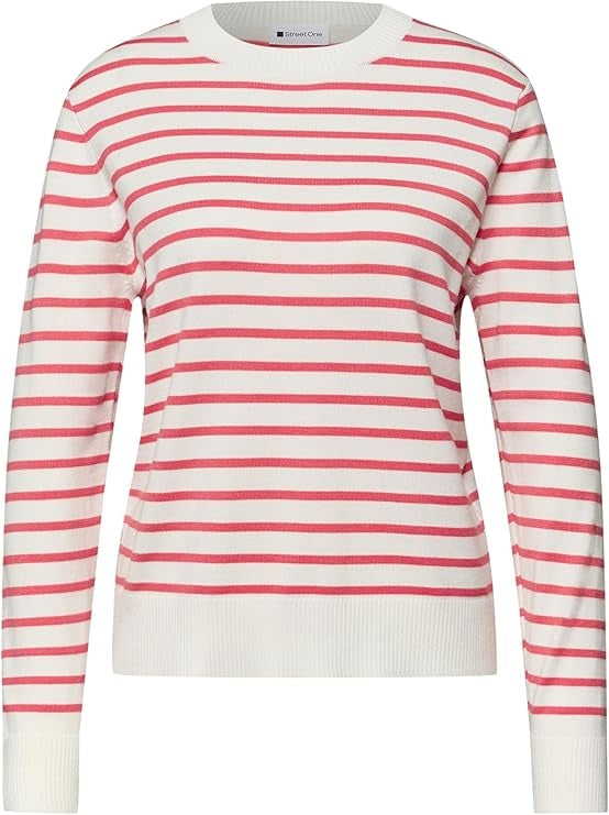 LTD QR_ basic sweater stripes – Off White 