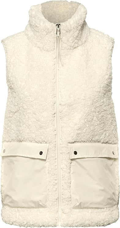Teddy Vest w. Patched Pockets – Eggshell Ecru 