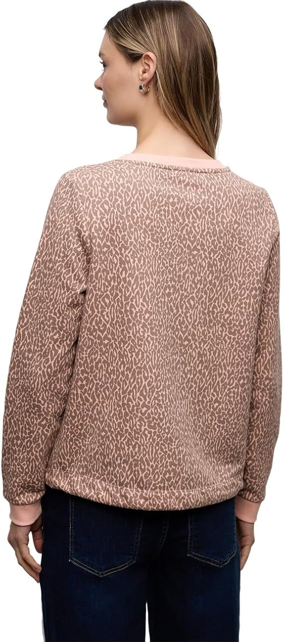 Crewneck w. Leo AOP