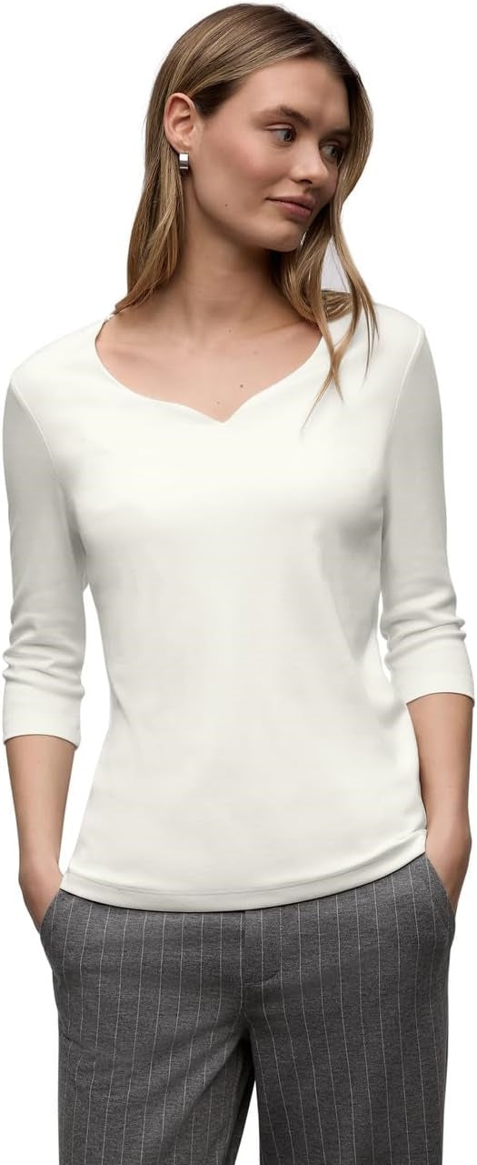 LTD QR Style heart neck Ada 3/ – Off White 