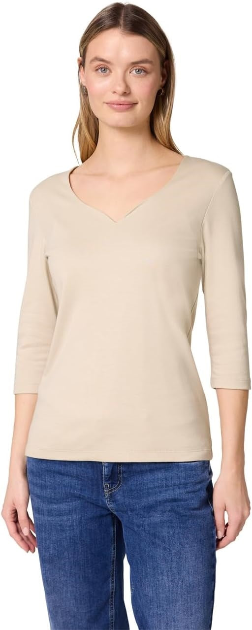 LTD QR Style heart neck Ada 3/ – Cotton Beige 