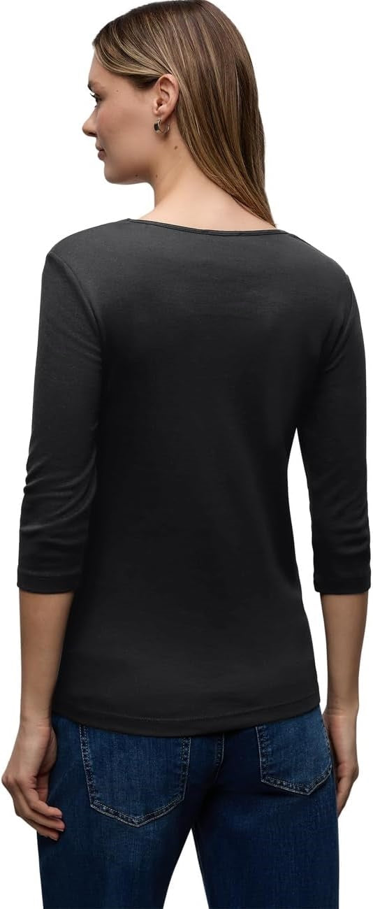 LTD QR Style heart neck Ada 3/ – Black 