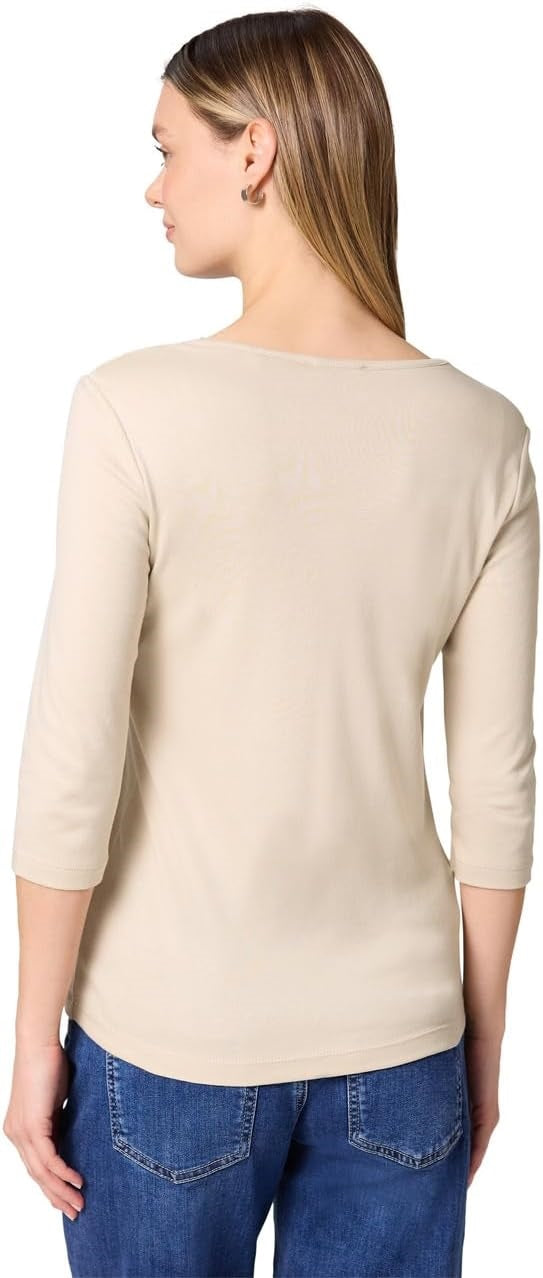 LTD QR Style heart neck Ada 3/ – Cotton Beige 