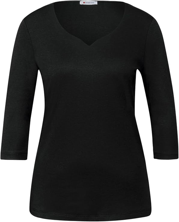 LTD QR Style heart neck Ada 3/ – Black 