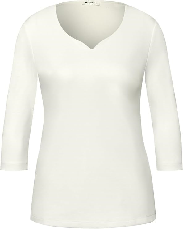 LTD QR Style heart neck Ada 3/ – Off White 