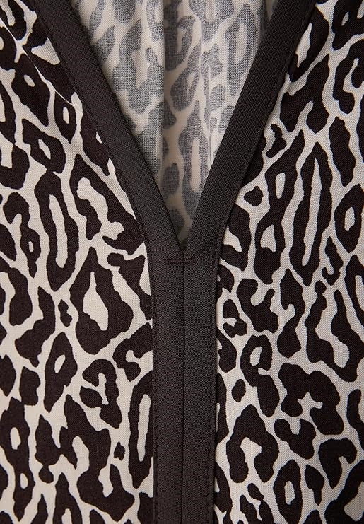 Tunic blouse w piping details