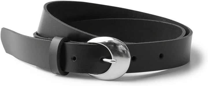 OP_Structured Leather Belt – Black 