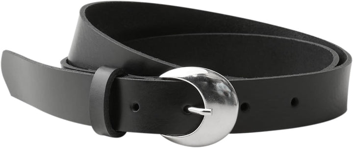 OP_Structured Leather Belt – Black 