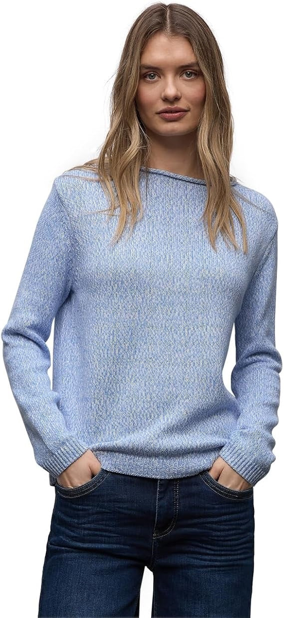 LTD QR_u-boat sweater bi color – Bonnet Blue 