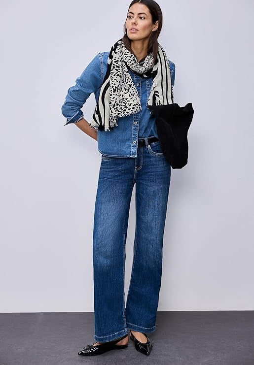 OP_Printed Textured Longscarf