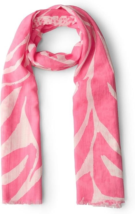 OP_Printed Textured Longscarf – Pink 