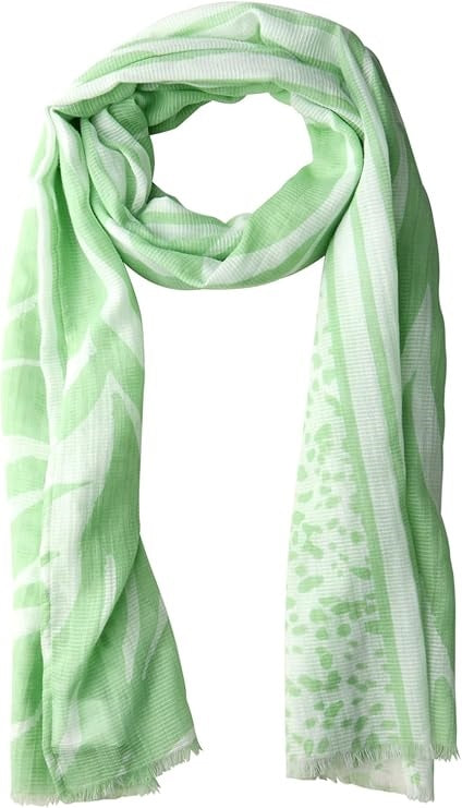 OP_Printed Textured Longscarf – Bright Pistachio #farbe_bright-pistachio