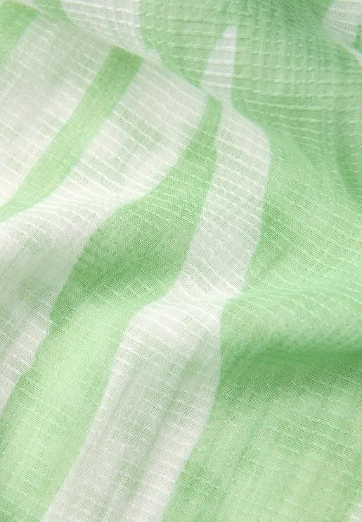 OP_Printed Textured Longscarf – Bright Pistachio 