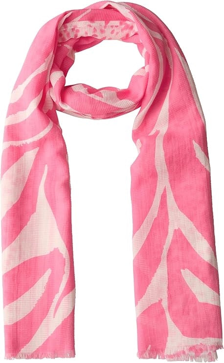 OP_Printed Textured Longscarf – Pink 