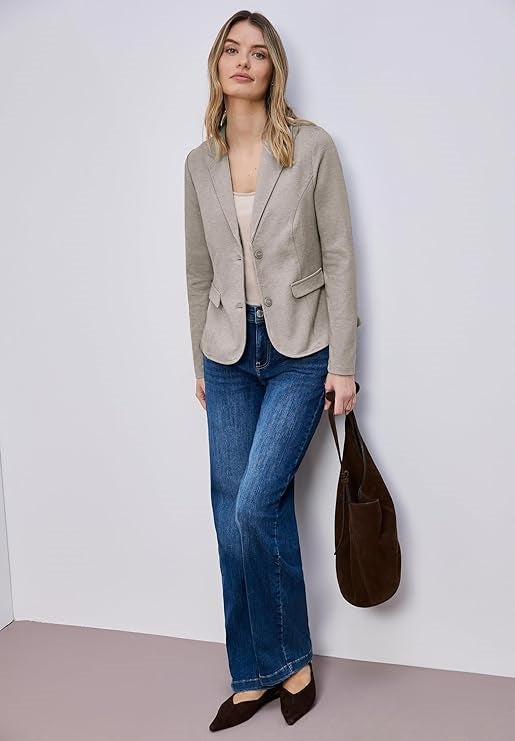 QR Basic Blazer – Light Terra Mocha 