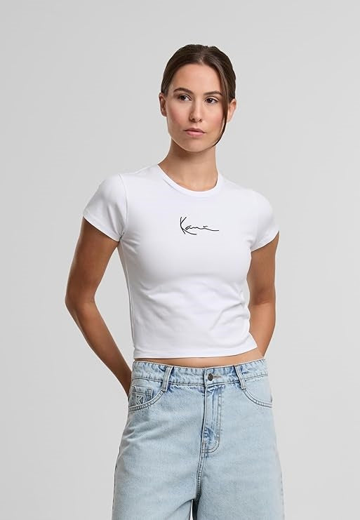 Smal Signature Short Tee White
