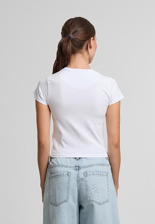 Smal Signature Short Tee White