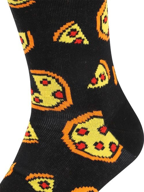 Pixelated Pizza Sock