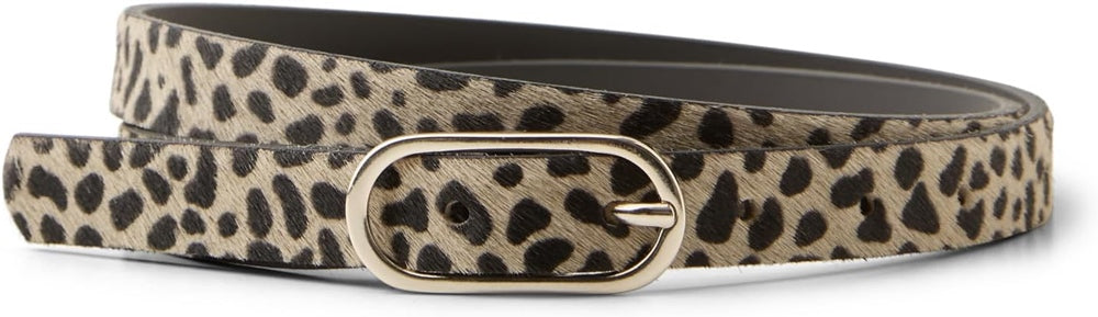 OP_Thin Leo Belt with Fur Leat – Black 