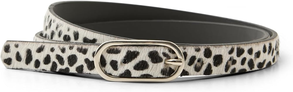 OP_Thin Leo Belt with Fur Leat – Powder Beige 
