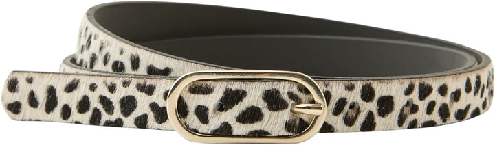 OP_Thin Leo Belt with Fur Leat – Powder Beige 