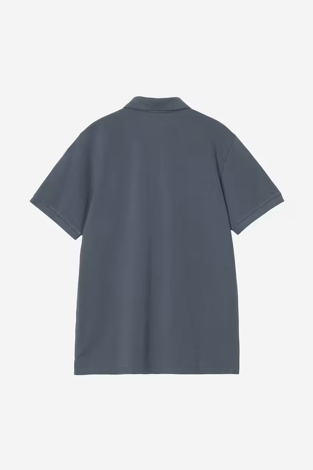 Case Pique Polo Cozy Blue/Gold