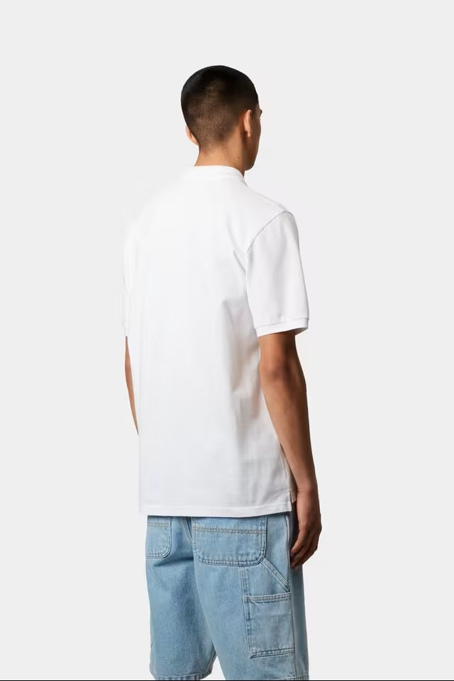 Chase Pique Polo White/Gold