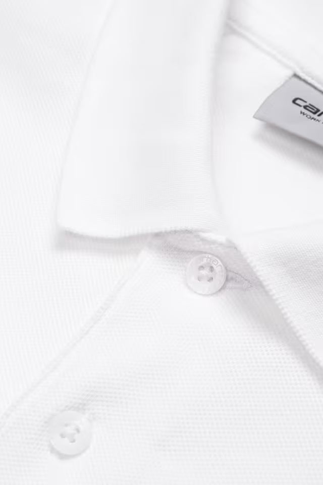 Chase Pique Polo White/Gold