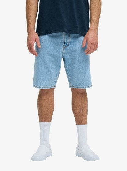 Regular Denim Short Indigo Light