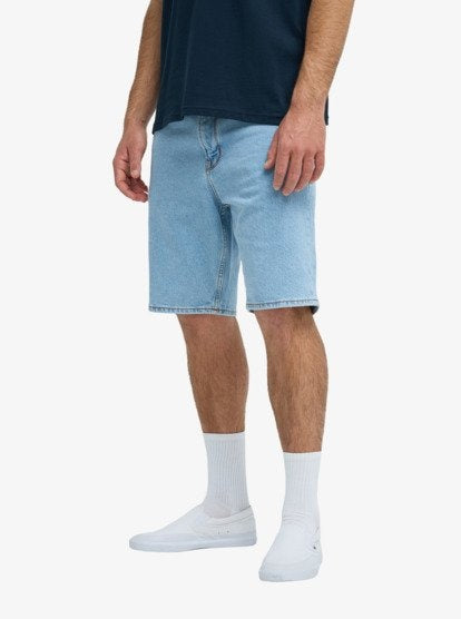 Regular Denim Short Indigo Light