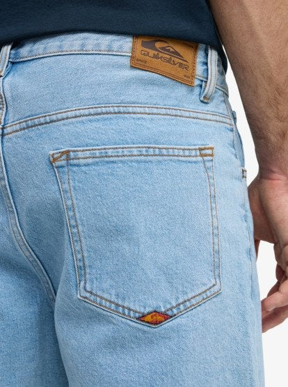 Regular Denim Short Indigo Light