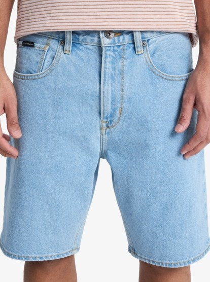Regular Denim Short Indigo Light