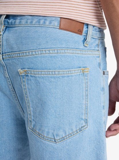 Regular Denim Short Indigo Light