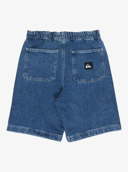 The Foam Denim Short Stone Wash