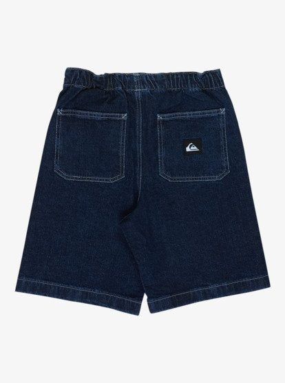 The Foam Denim Short Dark Denim
