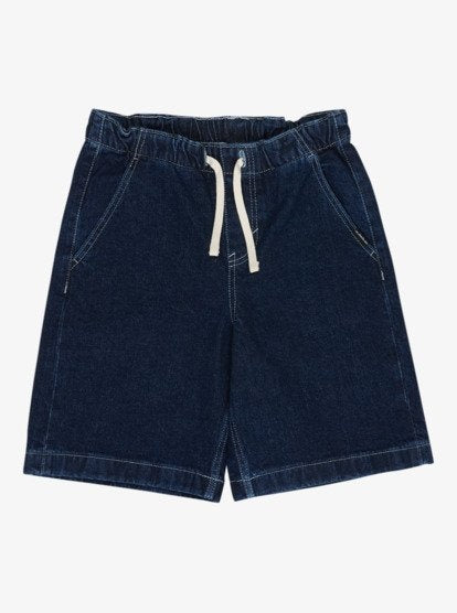 The Foam Denim Short Dark Denim